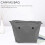 Two Size Waterproof Solid Canvas Pocket Deep Gray Mini 3