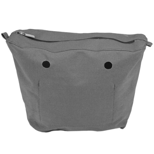 Two Size Waterproof Solid Canvas Pocket Deep Gray Mini