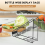 Bottle Wire Display Rack Syrup Coffee Storage 8