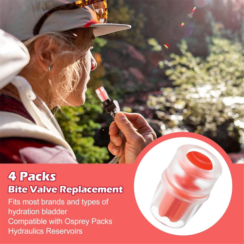 4 Packs Bite Valve Replacement Sheath for Water Bladder 2