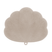 Wall-Mounted Hands-Free Back&Foot Scrubber with Suction Cups -Khaki