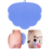 Wall-Mounted Hands-Free Back&Foot Scrubber with Suction Cups -Khaki 8