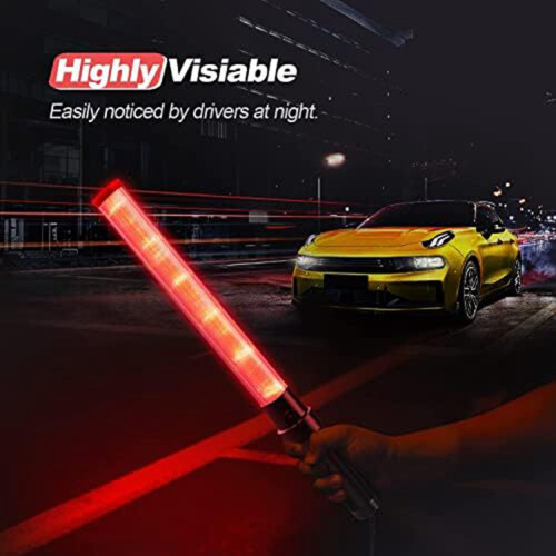 Traffic Batons, Control Stick,Safety Light 4Pcs 2