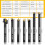 Lathe Turning Tool 5/16Inch 8mm-Shank 7Pcs Holder 4