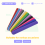 12Pcs Silicone Flip Wrapping Paper Holder Poster 7