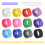 12Pcs Silicone Flip Wrapping Paper Holder Poster 9