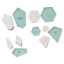 300Pc Paper Patchwork Shape Acrylic Quilt Template Quilting