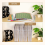4x Scrapbook Paper Storage with Wheels,Plastic 6