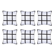Sublimation Blank Panel Pillow Case DIY Polyester Cushion Cover,S