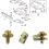 20X Body Bolts U-Nuts Clips Engine Under Cover 9