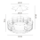 Transparent Cosmetics Desktop Storage Box Makeup Organizer 3