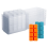 Wax Melt Containers-8 Cavity Clear -25 Packs Cubes Clamshells 2
