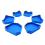 6PCS Dental Model Base Former Impression Trays Molds Set 3