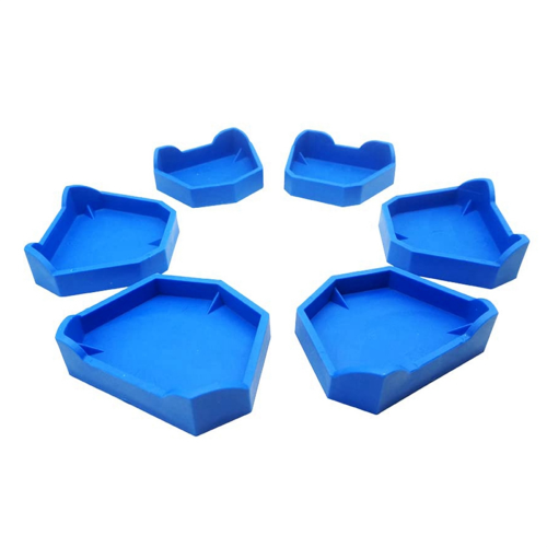 6PCS Dental Model Base Former Impression Trays Molds Set 2