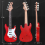 Guitar Toy for Kids,4 Strings Electric Musical Instruments,B 6