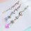 A Crystal Wind Chime Sun Catcher Diamond Prisms Pendant 8