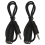2 Pack of Type-A MIDI to 3.5mm Adapter 20 Inch Cable,Audio line 1