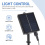 1200mAh Solar Panel Control Box Kits Lithium Battery 6