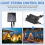 1200mAh Solar Panel Control Box Kits Lithium Battery 7