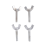 2 PCS Non Slip Mattress Gripper for Metal Frame 3