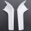RV Gutter Spouts, Rain Downspout with Extensions, White 1