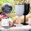 Stemmed Stainless Steel Wine Glasses with Lid A 3