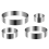 Cake Ring Set 4/6/8/10 Inch Biscuit Cutter Circle Cookie Cutters 2