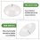2 Pack Bird Feeders Protective Cover,Dome Dome 8