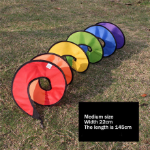 4X Spiral Wind Spinner for Yard Garden, Outdoor Camping (Rainbow)