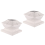 Solar Post Cap Lights Outdoor-2 Pack 2 Modes Deck Fence Lights, White 3