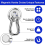Magnetic Hooks,60LBS Heavy Duty Magnet Hooks Strong Neodymium Magnets 7
