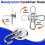 Magnetic Hooks,60LBS Heavy Duty Magnet Hooks Strong Neodymium Magnets 4