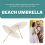 5PCS Paper Parasol 60Cm Beach Umbrella White 6