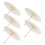 5PCS Paper Parasol 60Cm Beach Umbrella White 4