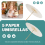 5PCS Paper Parasol 60Cm Beach Umbrella White 8