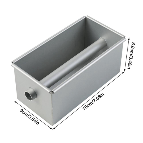 Long Cake Baking Pan Non-Stick Flowing Heart Mold Square Tools 2