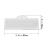 50PCS Aluminum Plant Labels Tree Double-Sided Tags 8