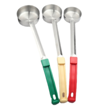 Stainless Steel Portion Control Solid Serving Spoon 3-Piece Combo Set