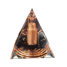 6cm Crystal Gravel Spiral Pyramid Coil Handmade Home