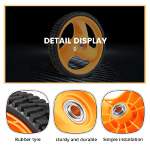 2Pcs 293MM Lawn Mower Rear Wheel for Husqvarn 5324035-09, 5324327-49