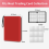 9-Pocket Card Collection Binder,Red 6