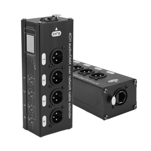1Pair 4-Channel 3-Pin XLR Audio and over Network Cable Extender 2