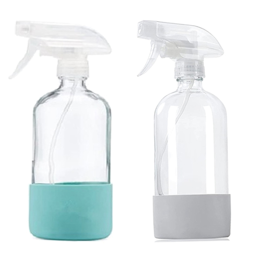 Glass Bottles with Silicone Sleeve, for Cleaning Solutions 2