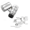 Portable Mini Pocket 60X Microscope Jeweler Magnifier 3