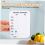 Dog Feeding Reminder, Magnetic OR Double Sided Adhesive Application 3