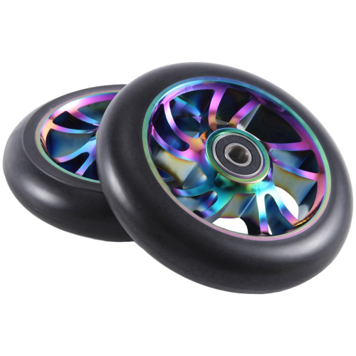 2Pcs 110 mm Colorful Aluminium Stunt Scooter Wheels