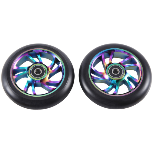 2Pcs 110 mm Colorful Aluminium Stunt Scooter Wheels 2