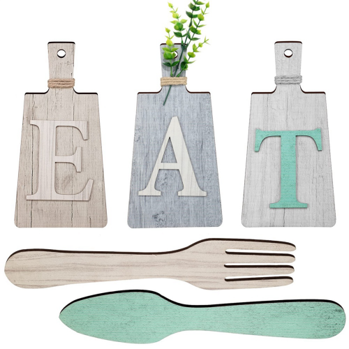 Cutting Board Eat Sign Set,A 1