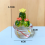4Pcs Car Inner Ornaments, Art Cactus Figurines, Home Decoration, B 3