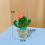 4Pcs Car Inner Ornaments, Art Cactus Figurines, Home Decoration, B 6